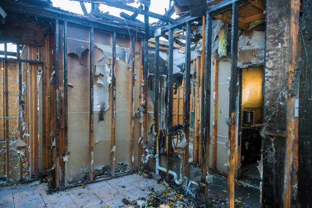Professional Fire Damage Restoration technician working in Mount Vernon, MO